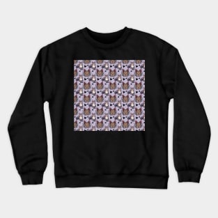 Mystical catpattern design Crewneck Sweatshirt